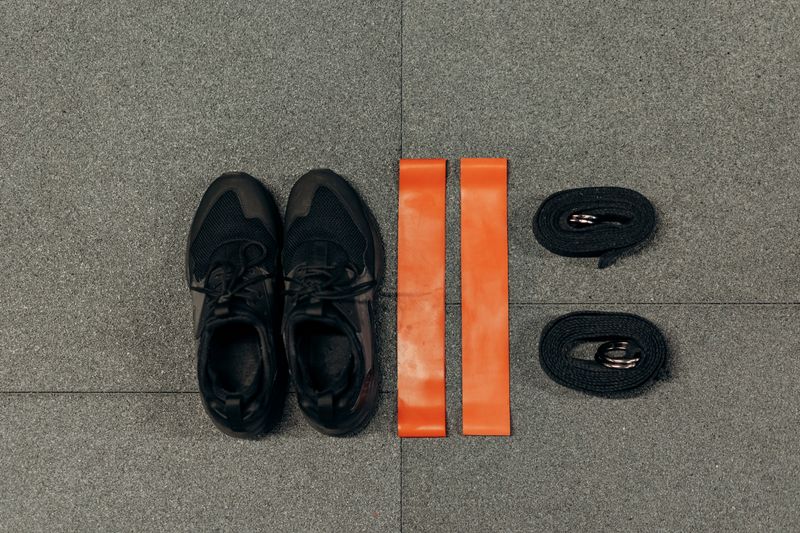 Pull-Up Resistance Band Kit (5 bands + handles + door anchor)