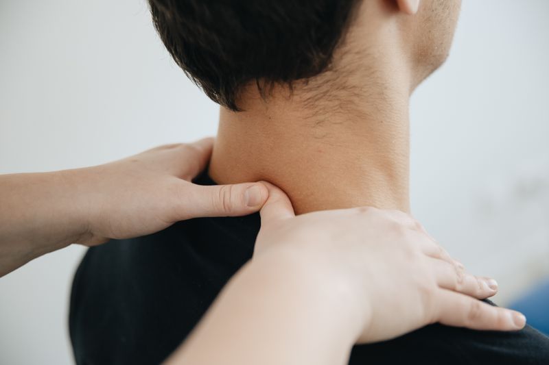 Neck Heating Pad with Cervical Traction